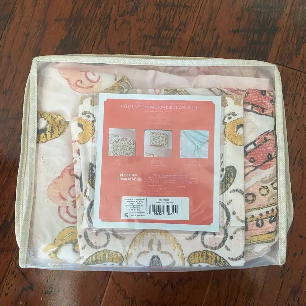 Opal House Desert Rose Paisley Medallion 2 Pc Duvet Cover Set, Twin/XL Twin Bed